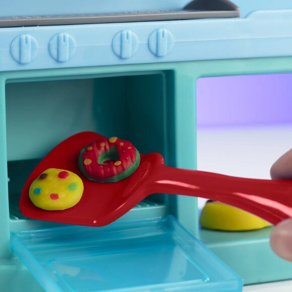 NWT Play-Doh Kitchen Creations Busy Chef’s Restaurant Playset 2-Sided Kitchen - Picture 5 of 8
